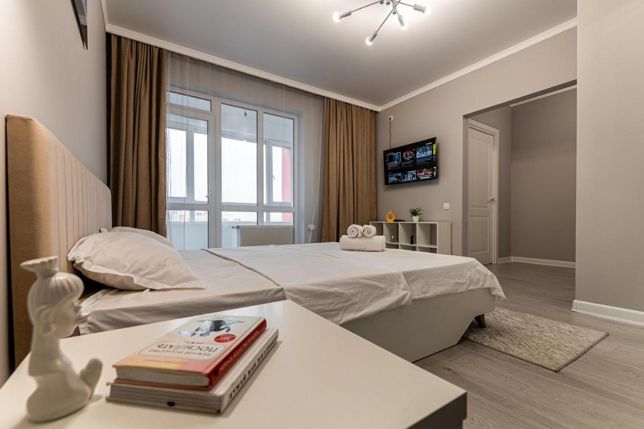 Уютная 1 Комнатная Freedom Appartement Astana Buitenkant foto